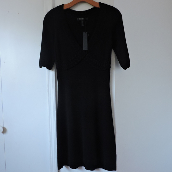 BUFFALO BY DAVID BITTON BLACK SWEATER DRESS XS - Picture 5 of 6